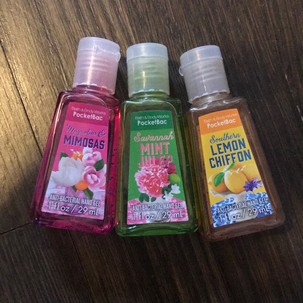bath and body works pocketbacs set of three